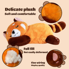 Liraziva Red Panda Plush during playtime, a friendly storytime companion.