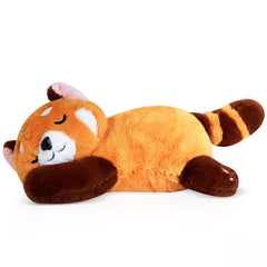 Liraziva Red Panda Plush sofa decor adds a cute, inviting room touch.