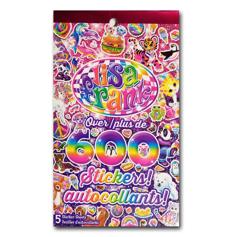 Lisa Frank over 600 stickers pack for creative journaling and personalization