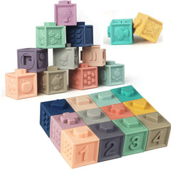 Litand Soft Stacking Blocks with animals promote sensory exploration and motor skills.