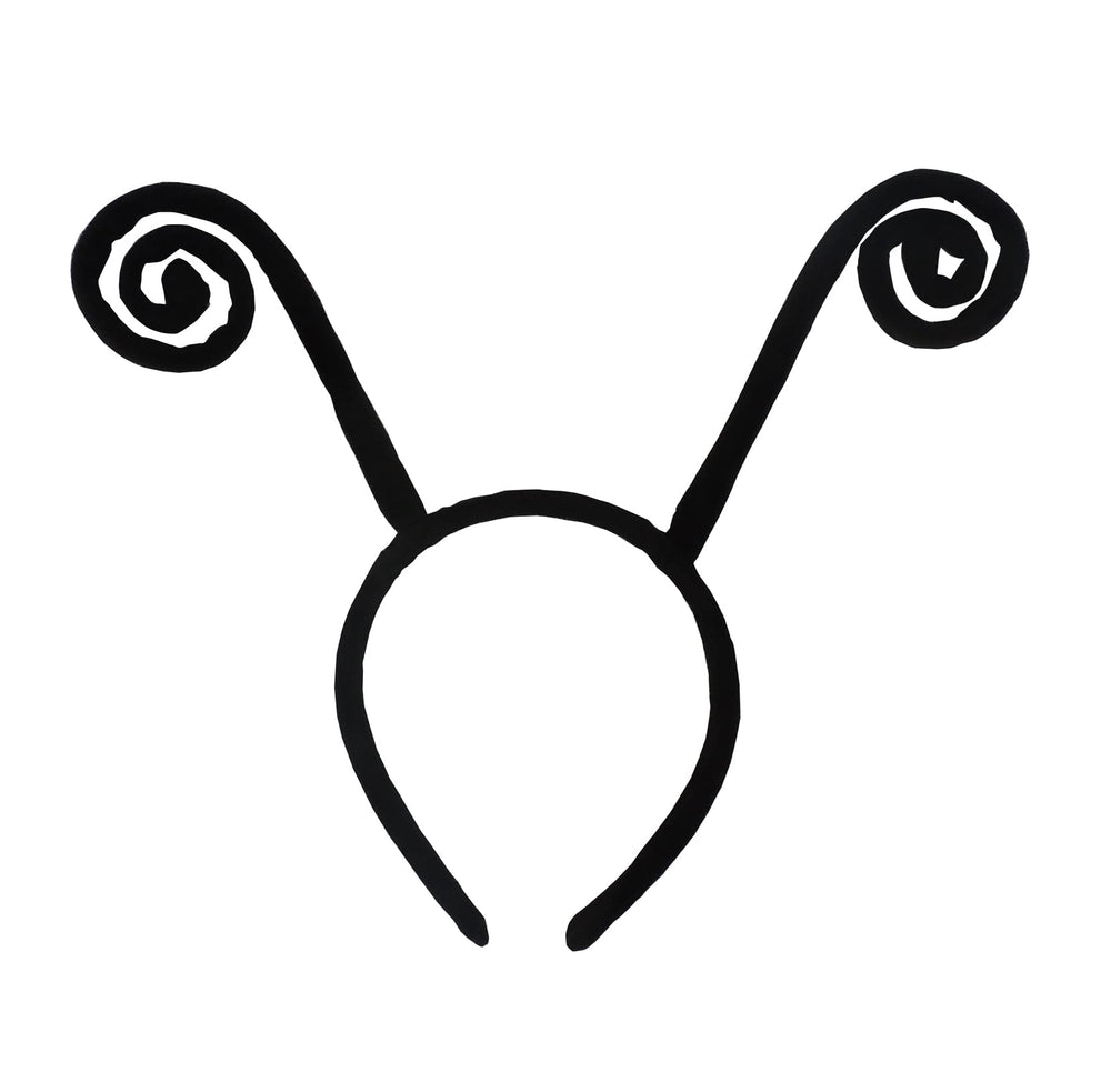 Liatunou butterfly antenna headband black worn for cosplay