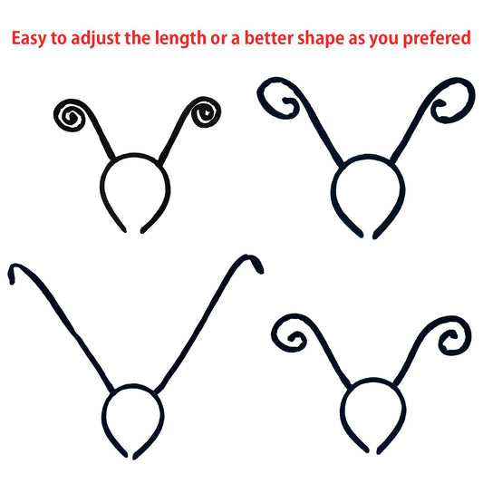 Liatunou velvet butterfly antenna headband comfort during wear