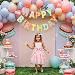 LITAUS Pastel party decor suitable for macaron-inspired celebrations