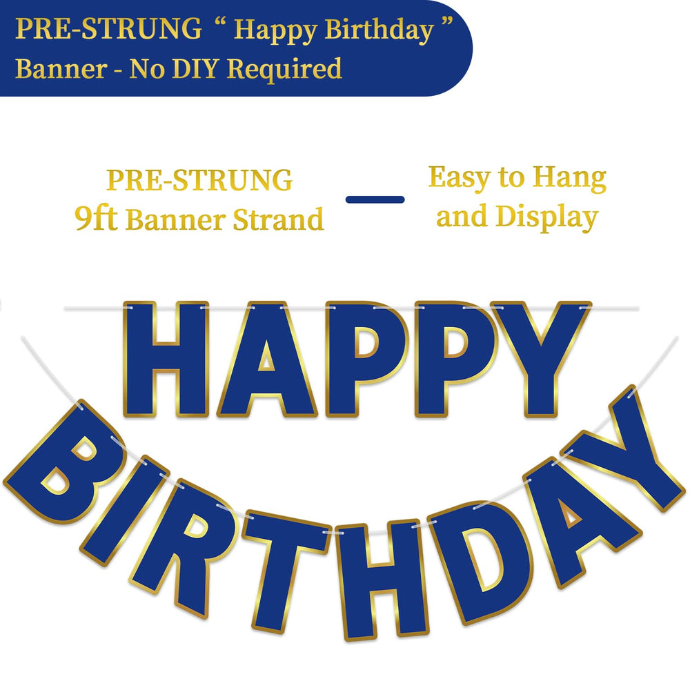 LITAUS premium birthday banner with luxe finish for memorable photos