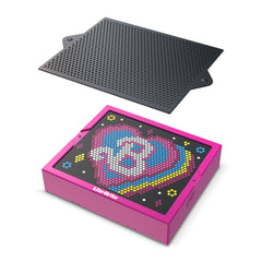 Lite-Brite Barbie Edition templates showcase Barbie Love and Retro 80s for guided creativity