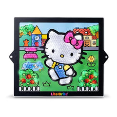 Lite-Brite ColorPOP My Melody with cotton candy—bright colors for playful craft.