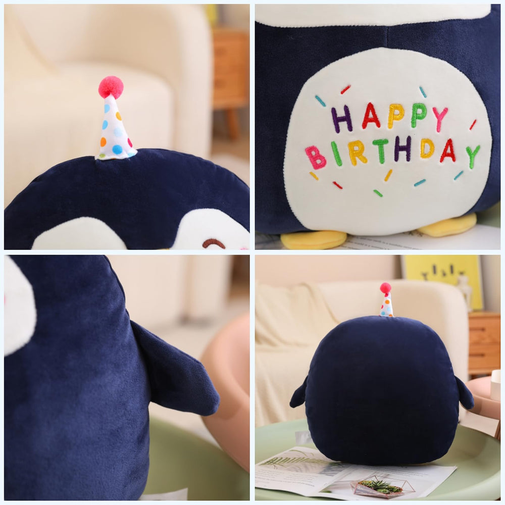 Litence penguin plush adds cozy charm to kids' rooms and living spaces.