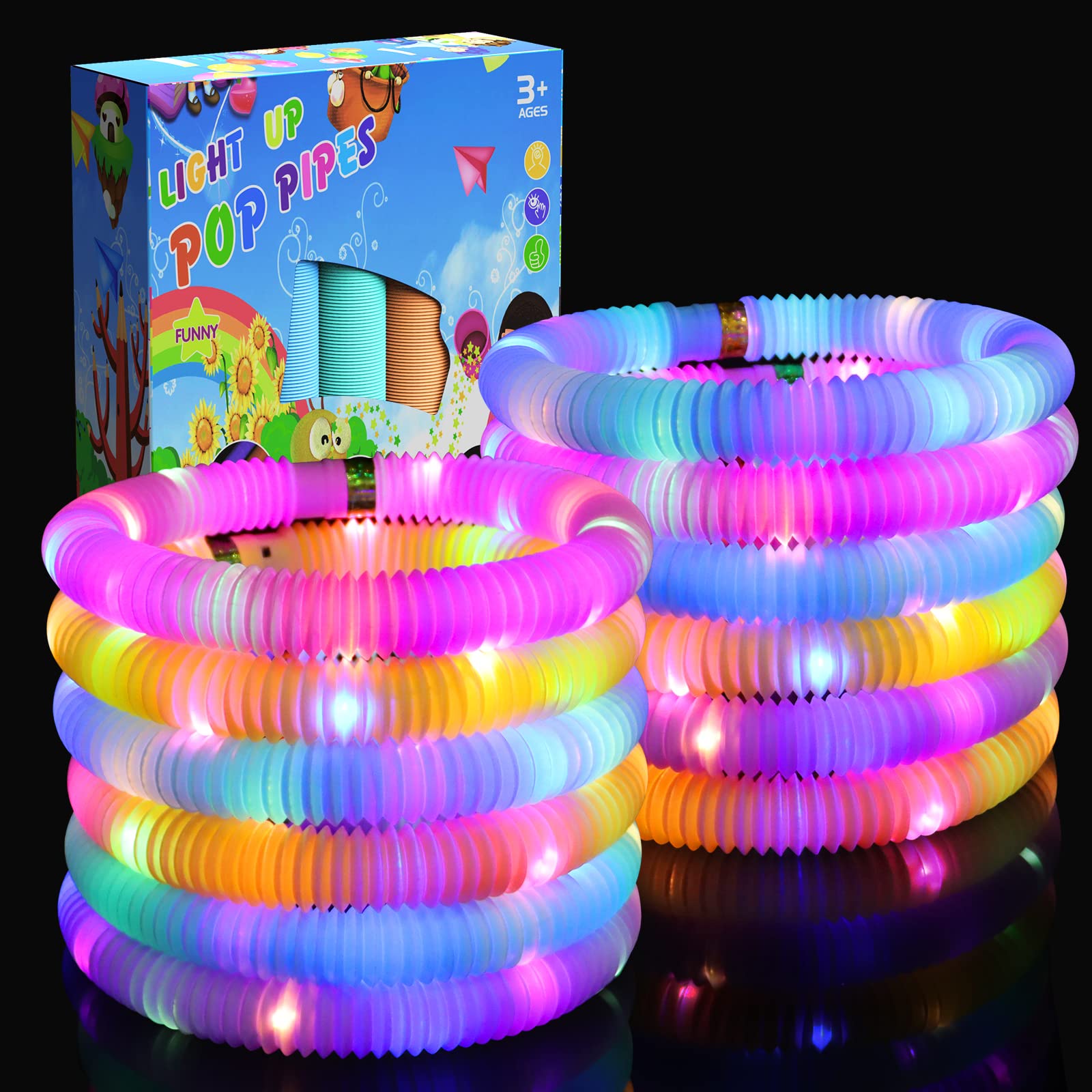 LITFP storage box keeps glow sticks organized after events.