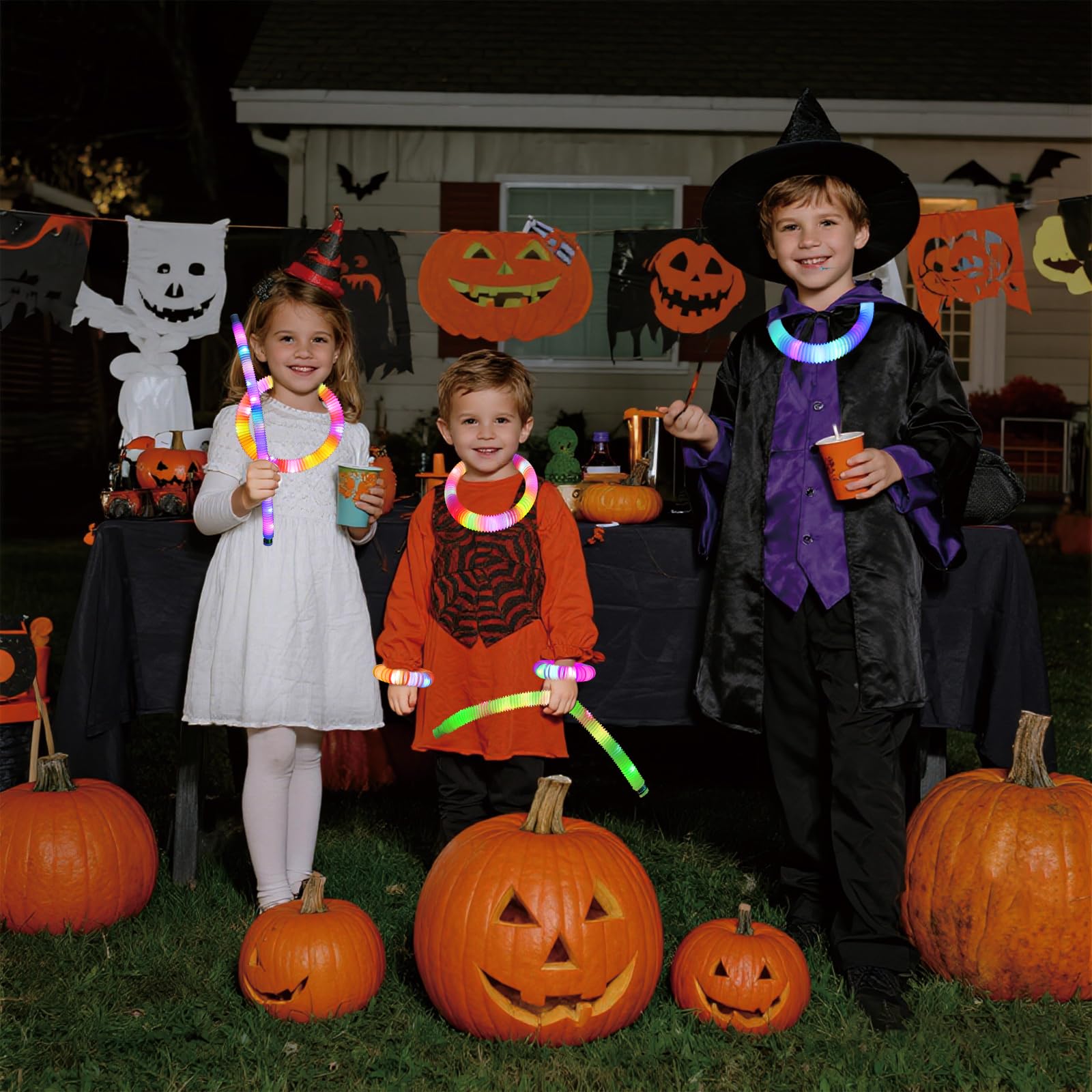 LITFP glow sticks showing three light modes for varied effects.