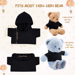 Litherr S stuffed bear shirt on doll, minimalist styling for versatility.