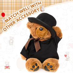 Litherr S shirt protects plush toys from dust between play sessions.