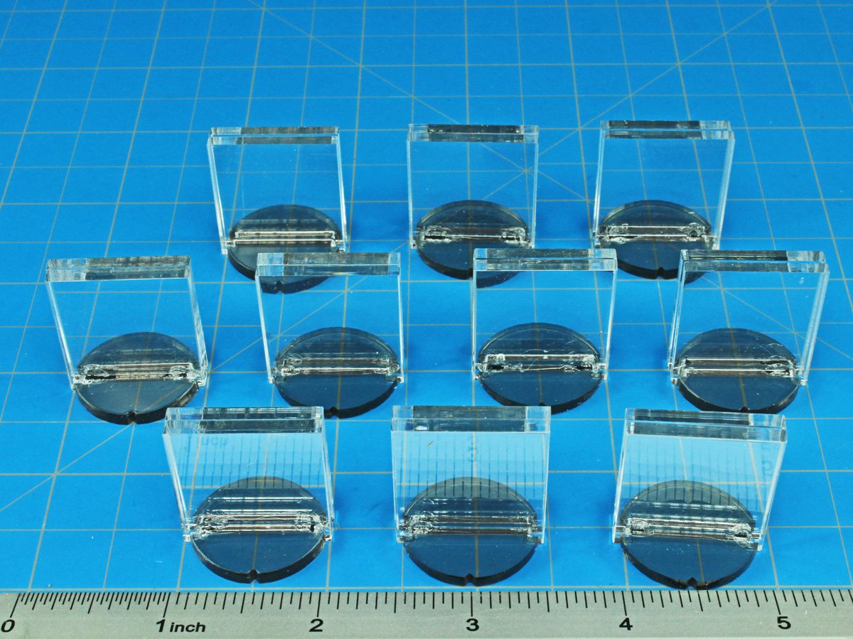 LITKO game card holder side view with 1x1 slot, ideal for quick reference cards