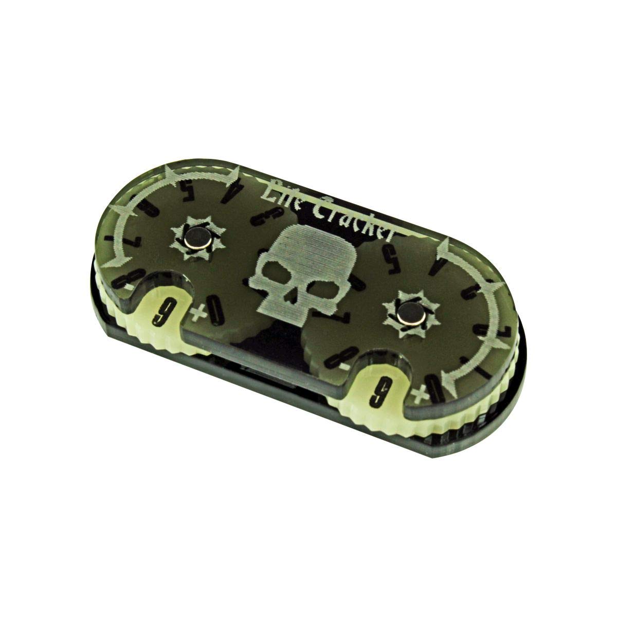LITKO Life Counter Wheel ivory dial with UV-printed numbers for accurate life tracking in MTG and tabletop games.