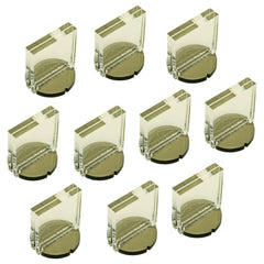 LITKO paper figure holder front view with circular base for stable RPG counters