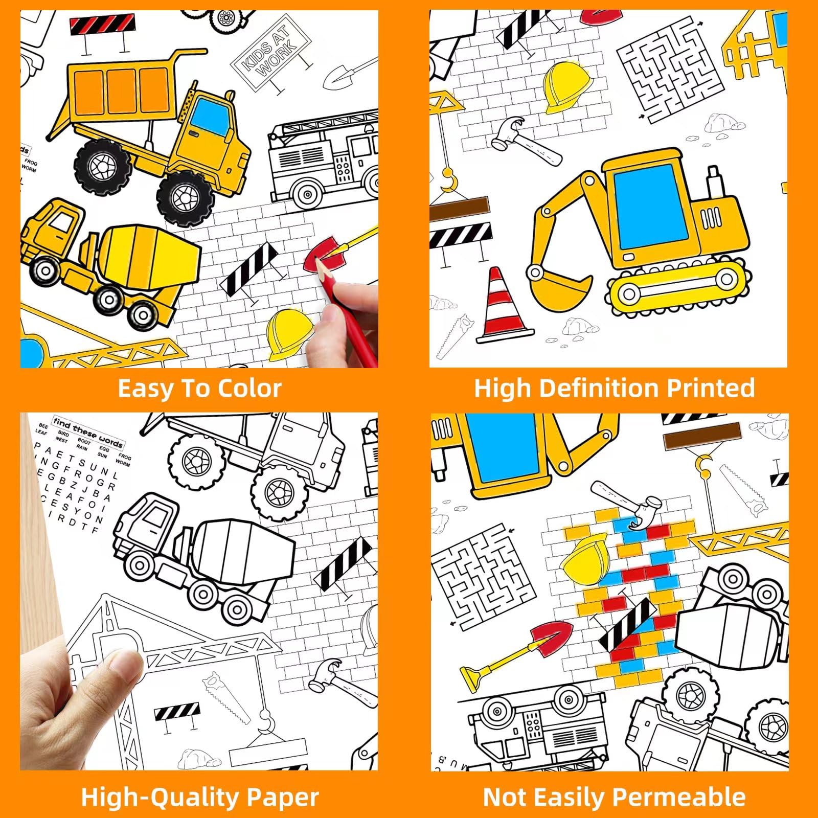 Litmitfu coloring games on tablecloth boost kid-friendly entertainment.