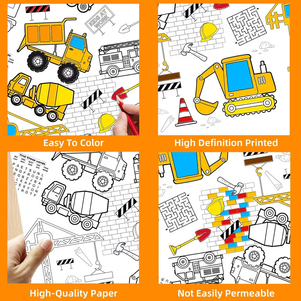 Litmitfu coloring games on tablecloth boost kid-friendly entertainment.