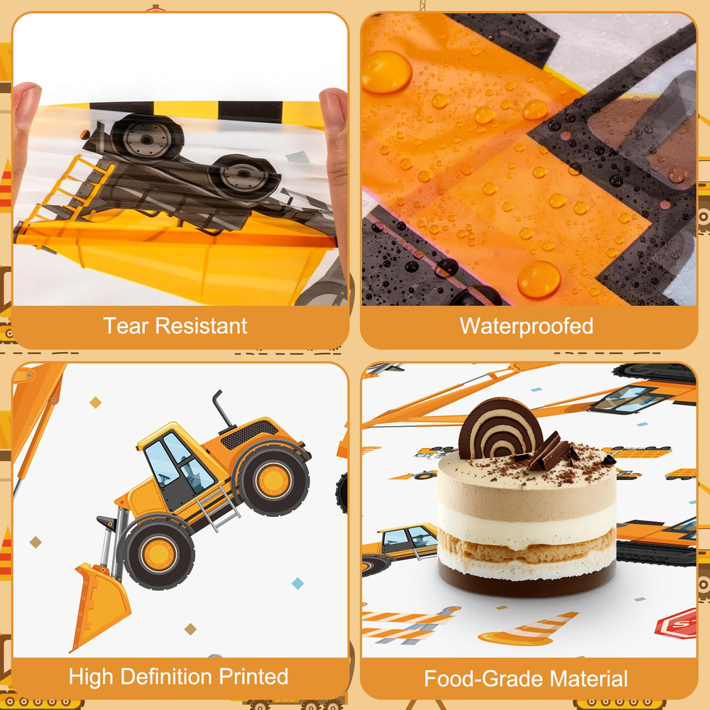 Litmitfu construction tablecloth waterproof and durable, protecting surfaces from spills.