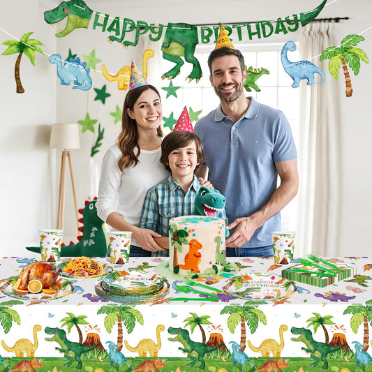 Litmitfu dinosaur napkins provide soft absorbent cleanup.