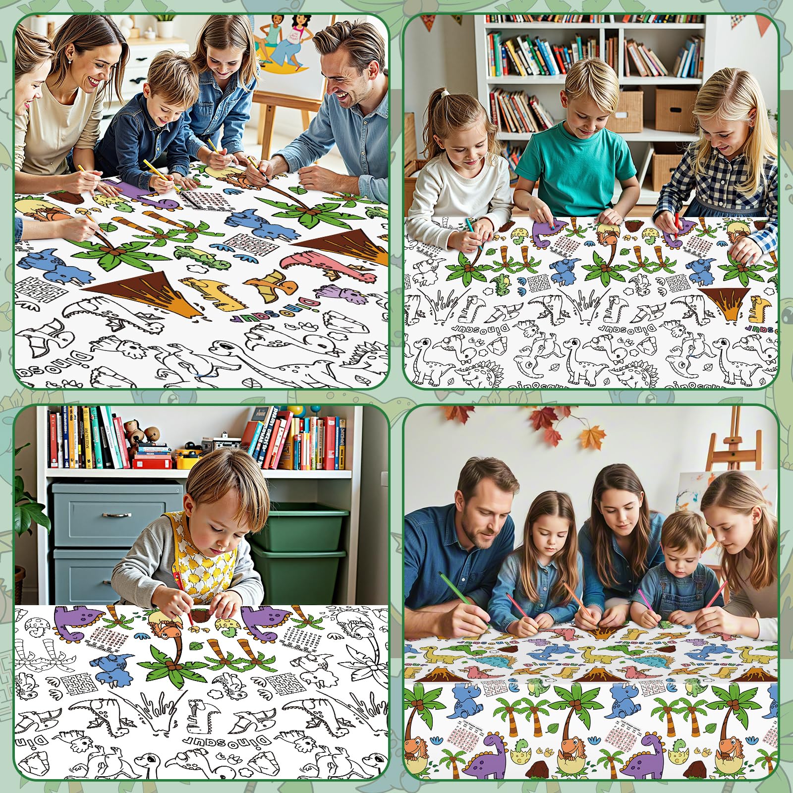 Litmitfu dinosaur wall decor serves as photo backdrop