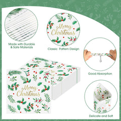 Litmitfu disposable napkins simplify cleanup after winter gatherings