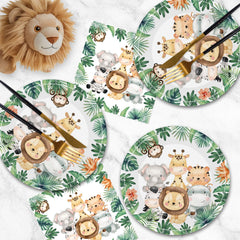 Litmitfu easy-cleanup safari decor supplies for effortless hosting