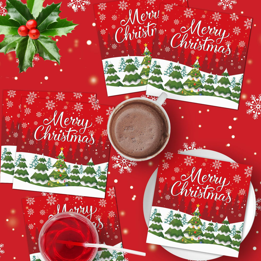 Litmitfu festive tableware napkins add color and charm to holiday tables