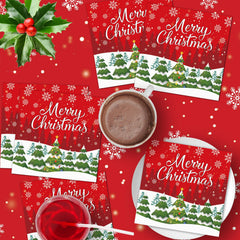 Litmitfu festive tableware napkins add color and charm to holiday tables