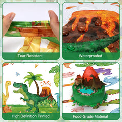 Litmitfu disposable tablecloths enable fast post-party cleanup