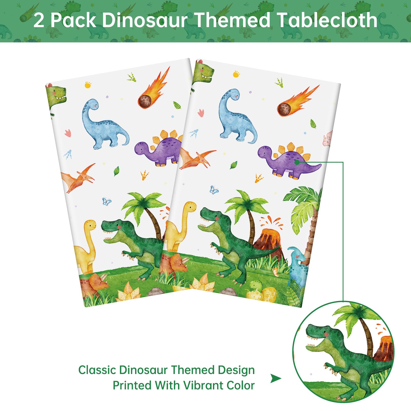 Litmitfu tablecloth is waterproof and durable for quick cleanup after spills
