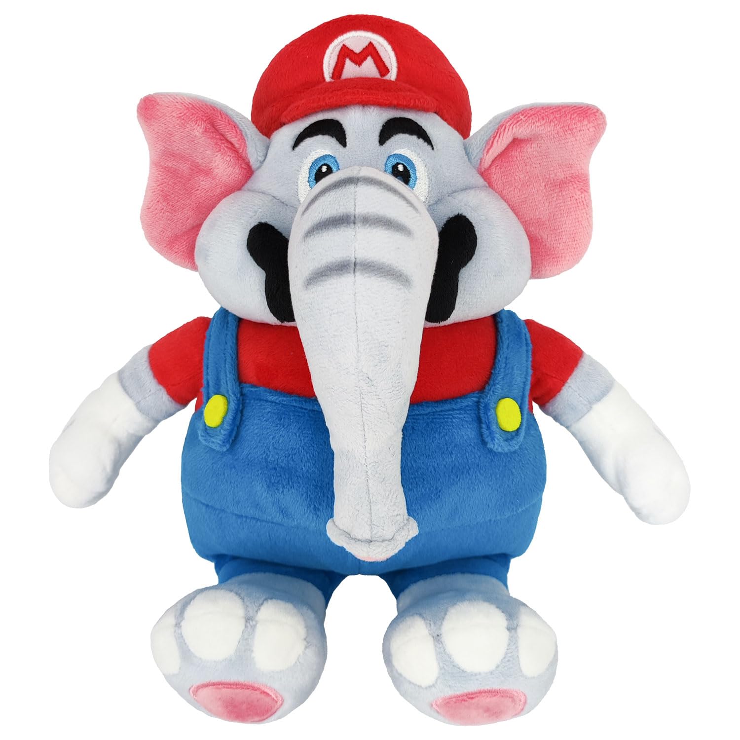 Little Buddy Elephant Mario plush, soft and cuddly, ideal for Super Mario fans.