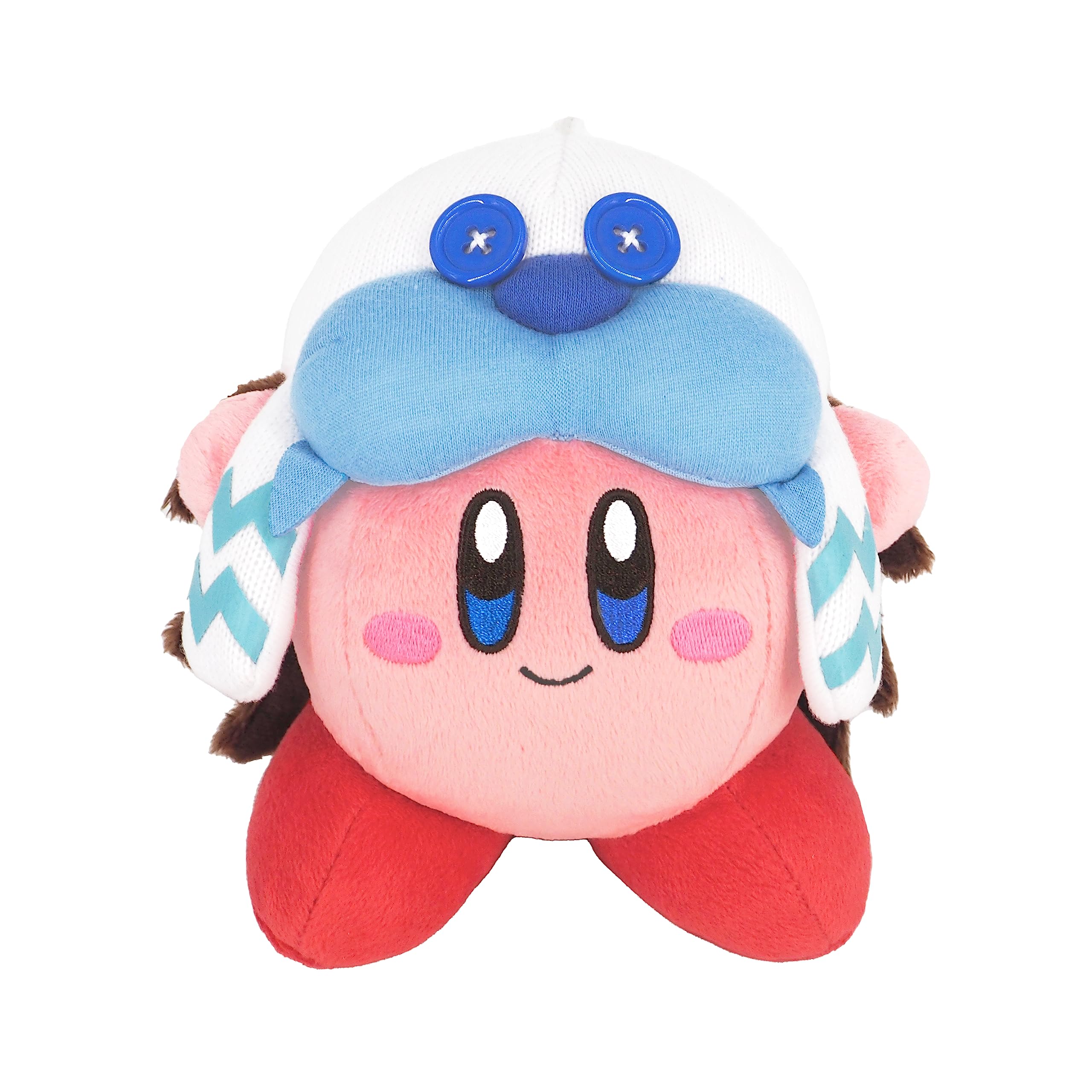Little Buddy Kirby Frosty Ice 6-inch plush, soft cuddle companion for fans and collectors.