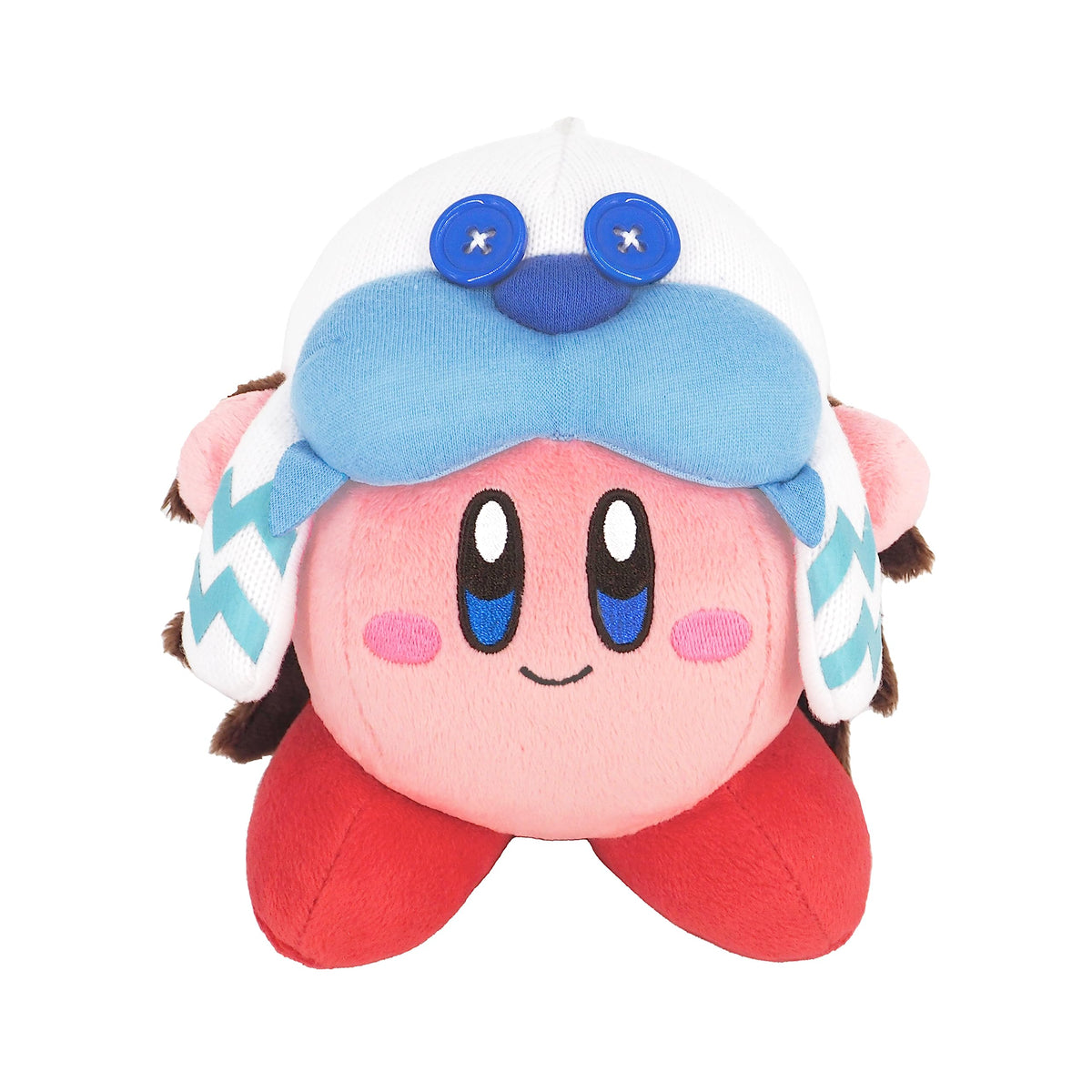 Little Buddy Kirby Frosty Ice 6-inch plush, soft cuddle companion for fans and collectors.