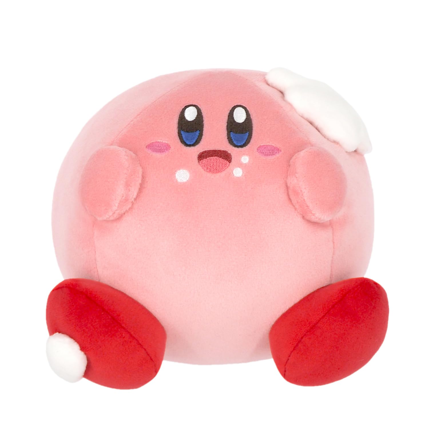 Little Buddy Kirby Mochi Mochi 6-inch plush; soft cuddle buddy for shelves and desks.