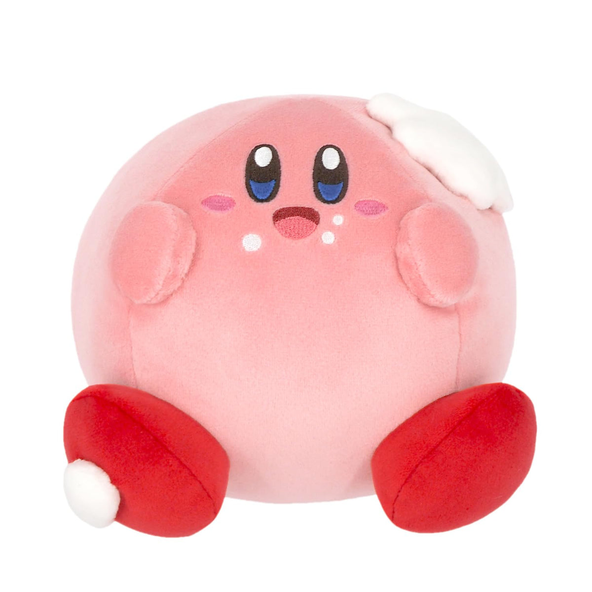 Little Buddy Kirby Mochi Mochi 6-inch plush; soft cuddle buddy for shelves and desks.