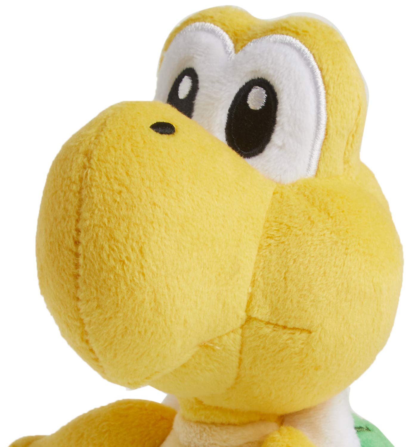 Little Buddy Koopa Troopa plush back view highlighting shell motif