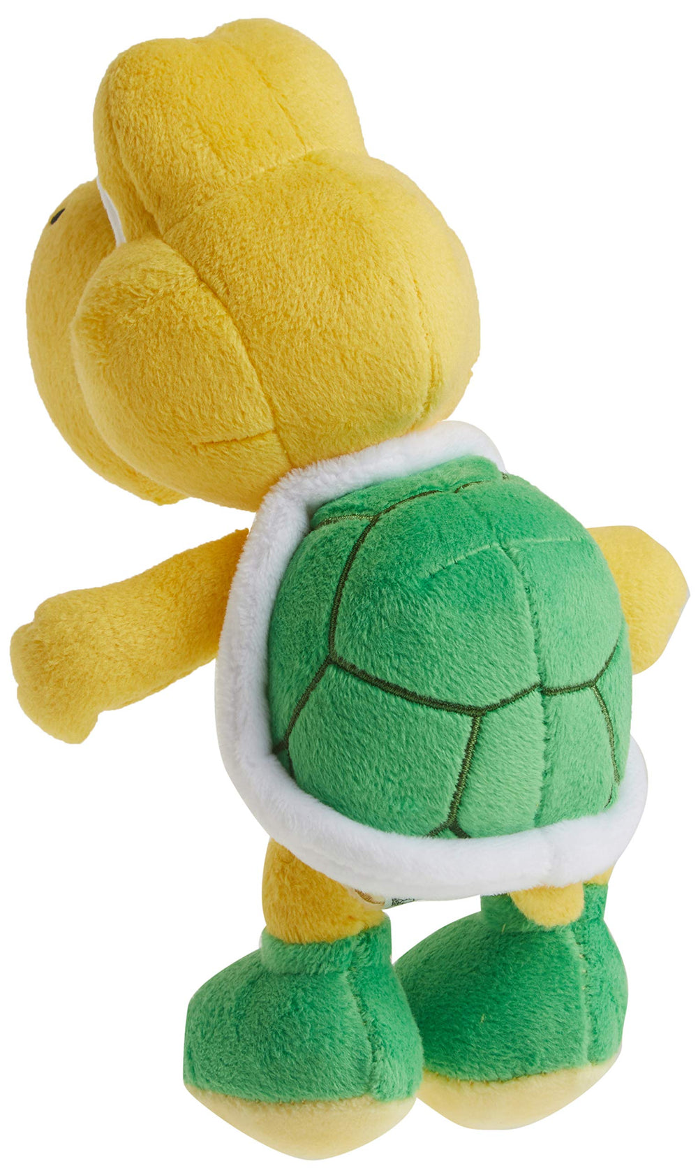 Little Buddy Koopa Troopa plush side view showing vibrant colors