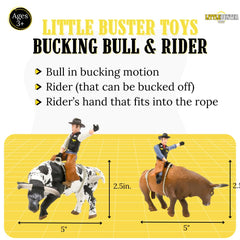 Little Buster Bucking Bulls holiday display adds rustic charm to mantels and tabletops