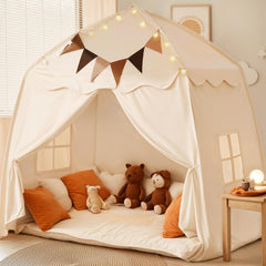 Little Dove extralarge play tent cream with a dome castle for imaginative indoor play.