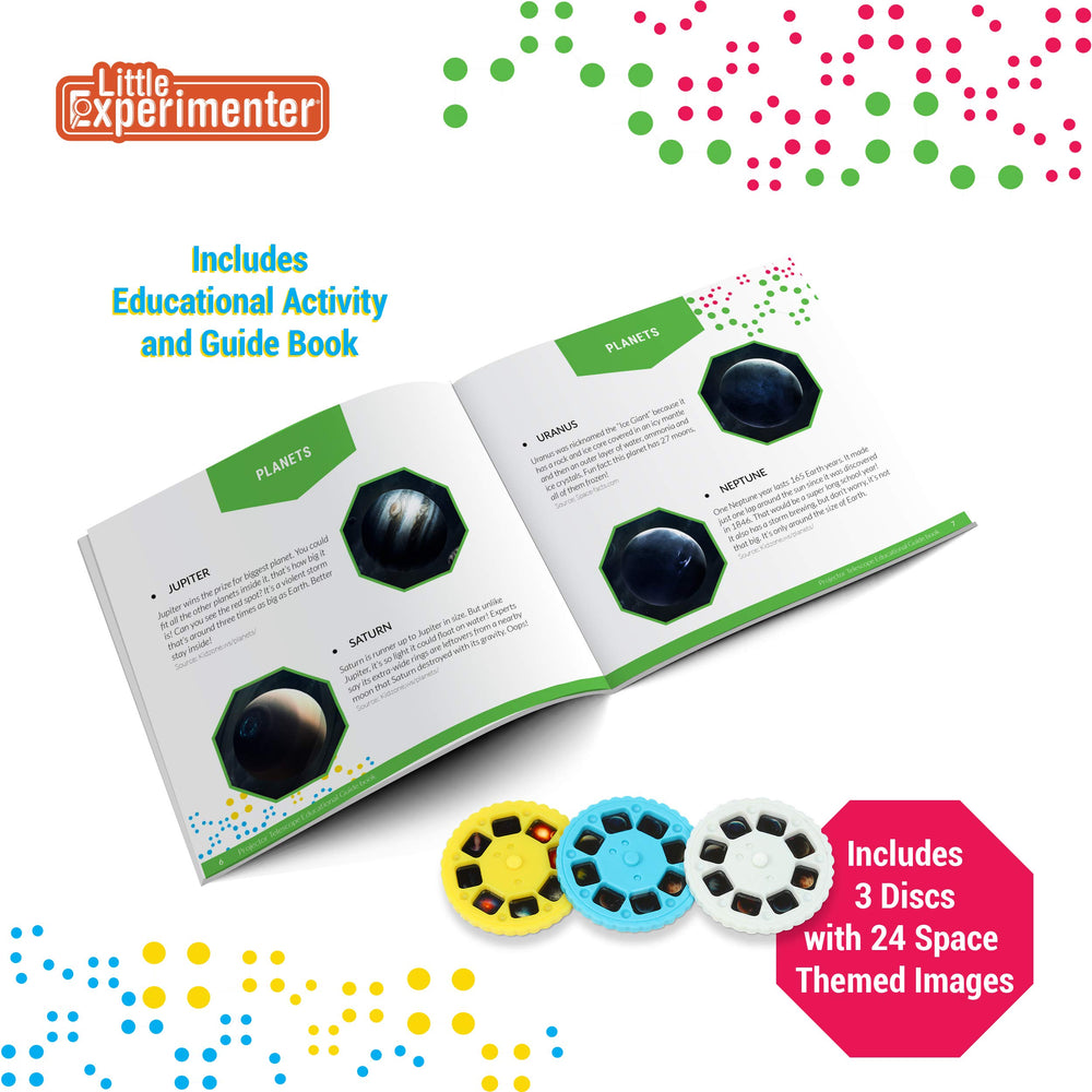 Soft eyepiece and foldable tripod provide comfortable, adjustable viewing for kids.