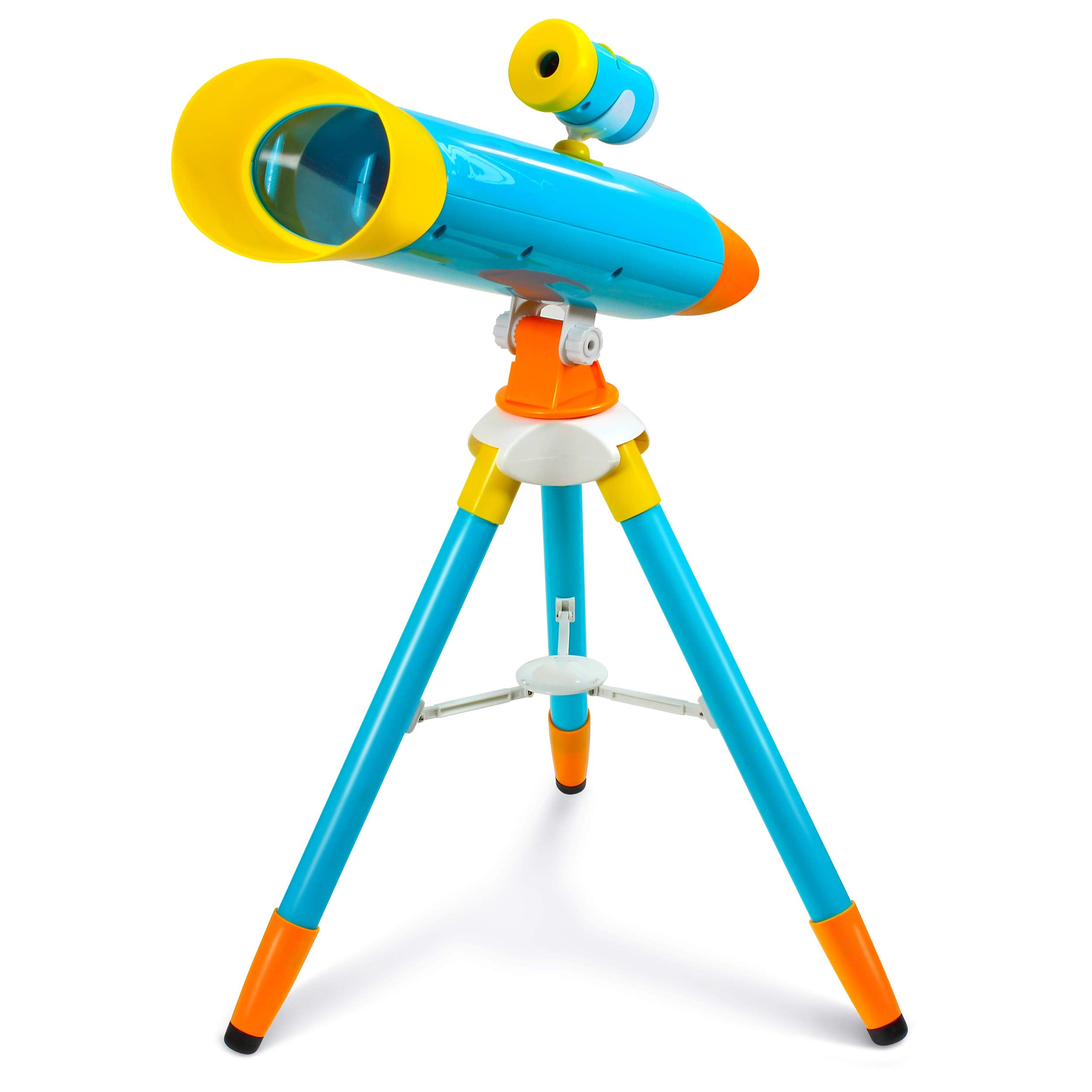 Little Experimenter projector telescope projects constellations on the wall for kid-friendly space exploration.