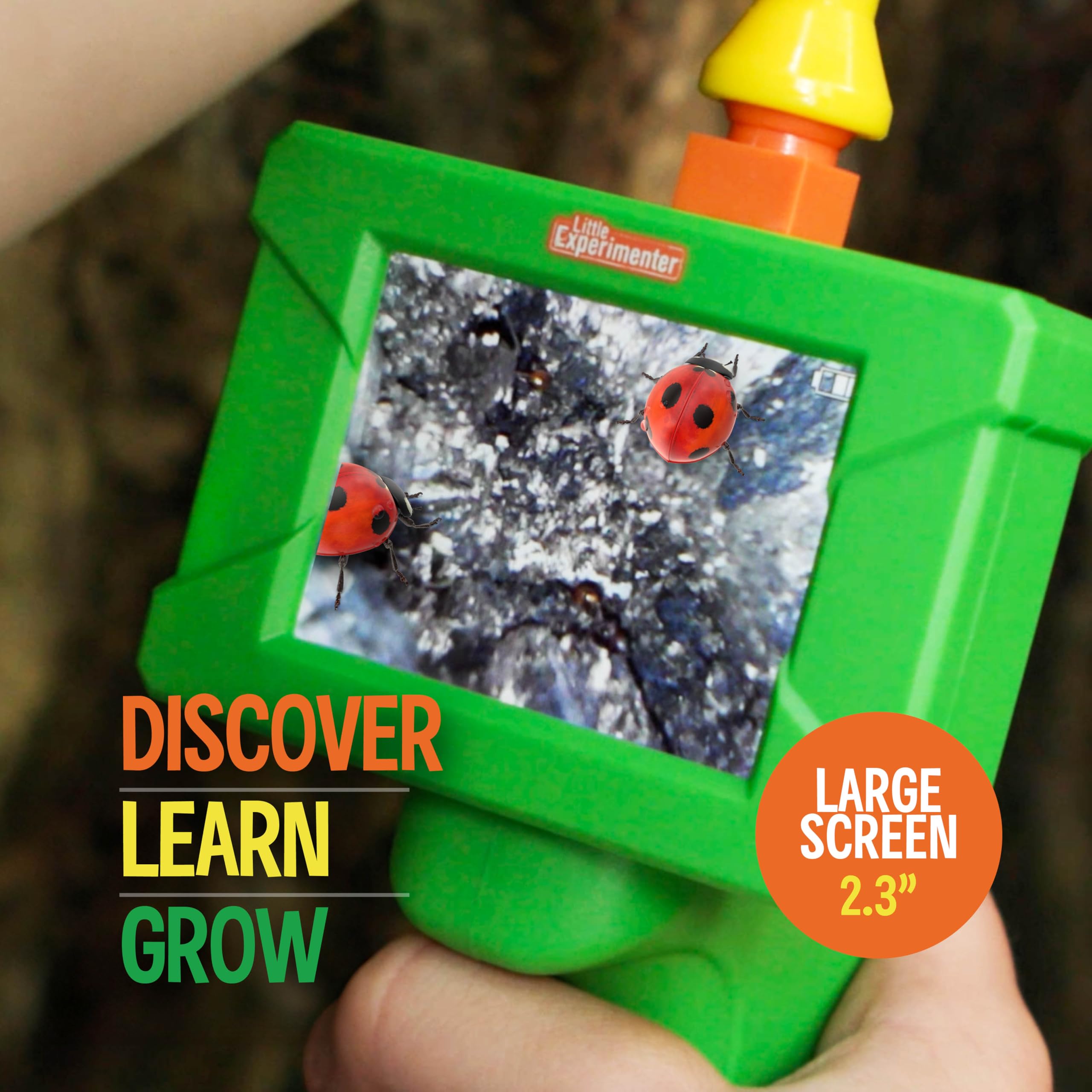 Little Experimenter Snake Scope tube closeup showing a 22-inch flexible reach for nature viewing.