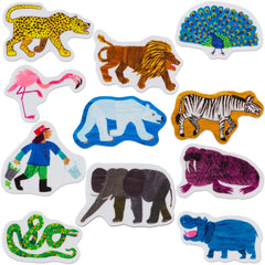 Little Folk Visuals polar bear figures for storytelling and interactive learning.