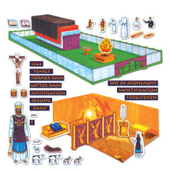 Little Folk Visuals tabernacle figures 32-piece set for classroom storytelling and hands-on learning.