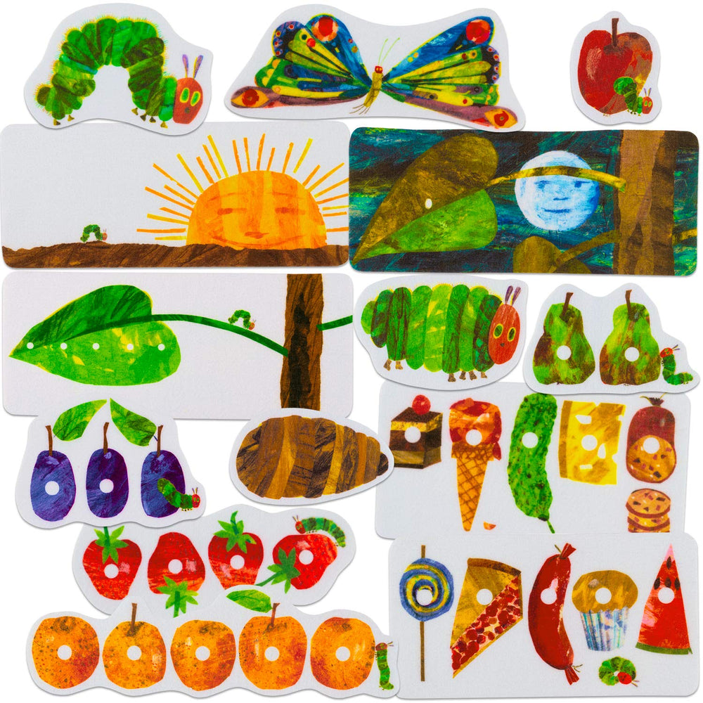 Little Folk Visuals Very Hungry Caterpillar figures for storytelling; enhances classroom learning.