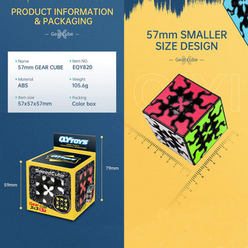 Little Golden Elephant 57mm cube fits in a pocket for on-the-go brain workouts.