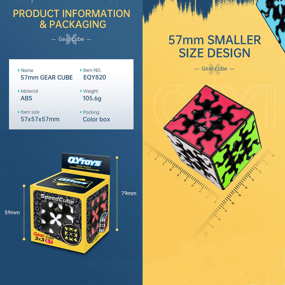 Little Golden Elephant 57mm cube fits in a pocket for on-the-go brain workouts.