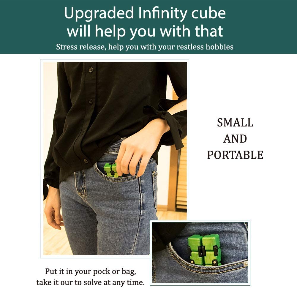 Little Golden Elephant infinity cube portable design supports discreet use anywhere.
