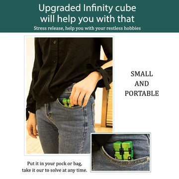 Little Golden Elephant infinity cube portable design supports discreet use anywhere.