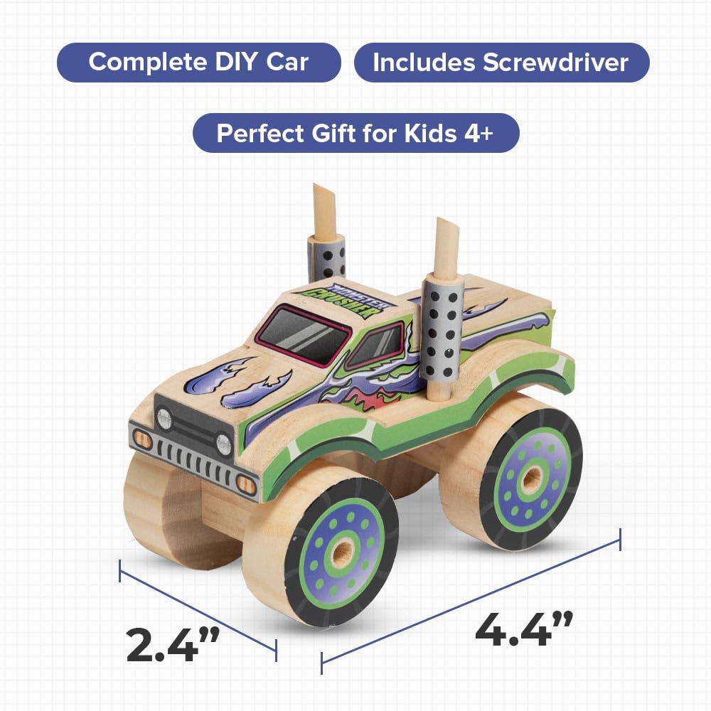 Little Jupiter Monster Truck 2 moving wheels enable interactive play.