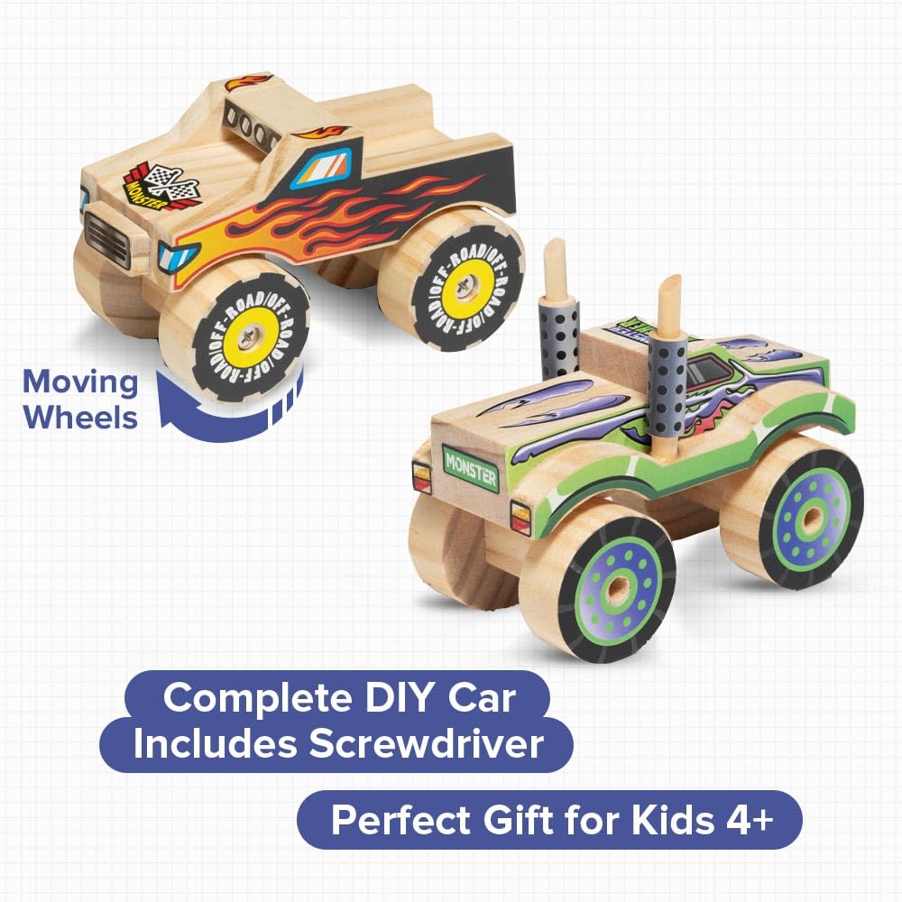 Little Jupiter Monster Truck sticker set for creative customization.